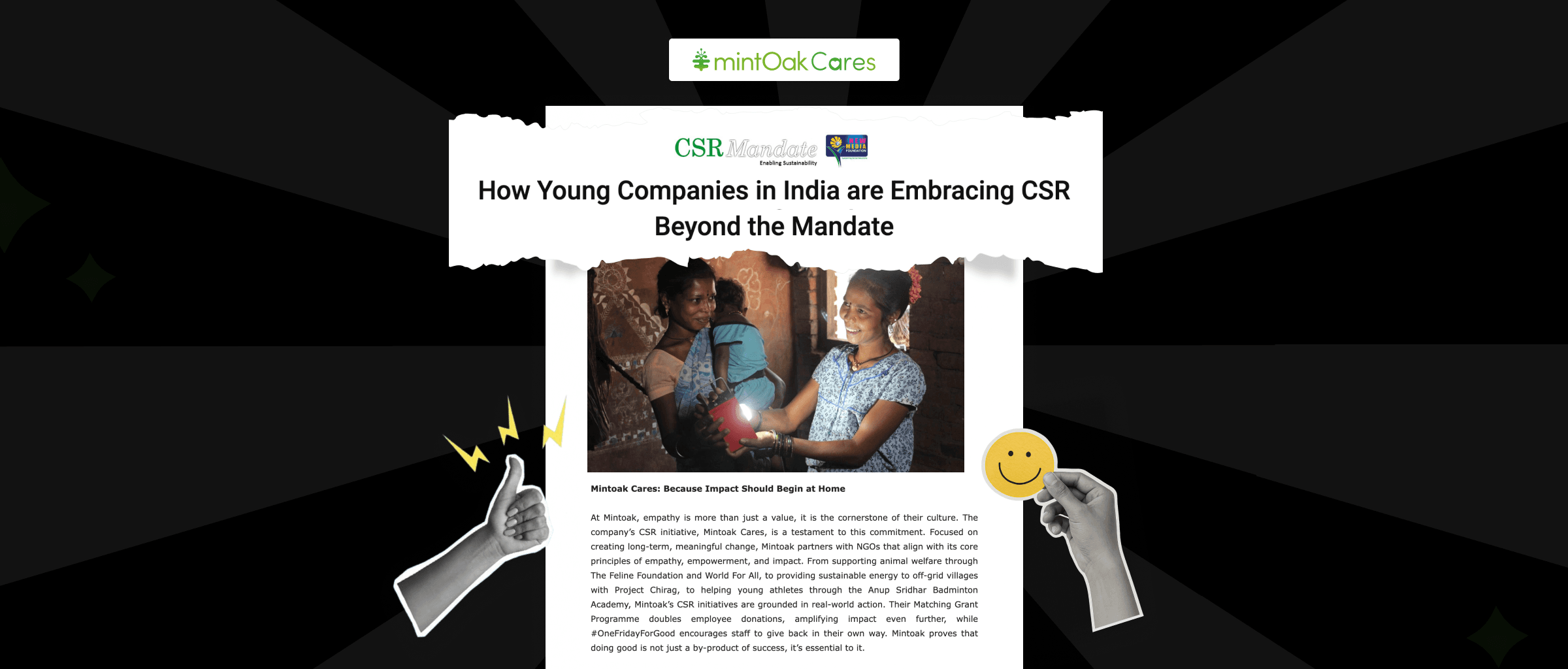How Young Companies in India are Embracing CSR Beyond the Mandate